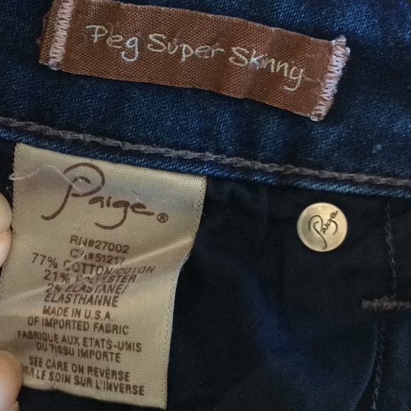 Paige Peg super skinny stretch jeans - Picture 8 of 8